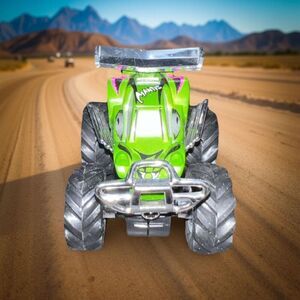 Vintage Ray Mantis Green Dune Buggy Friction Motor Car Plastic